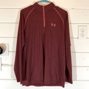 Under Armour Heatgear loose 1/4 zip lightweight pullover medium